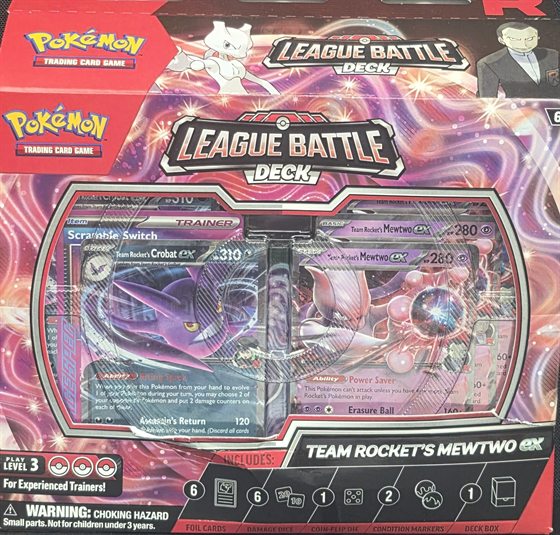 Pokémon Team Rocket's Mewtwo ex League Battle Deck