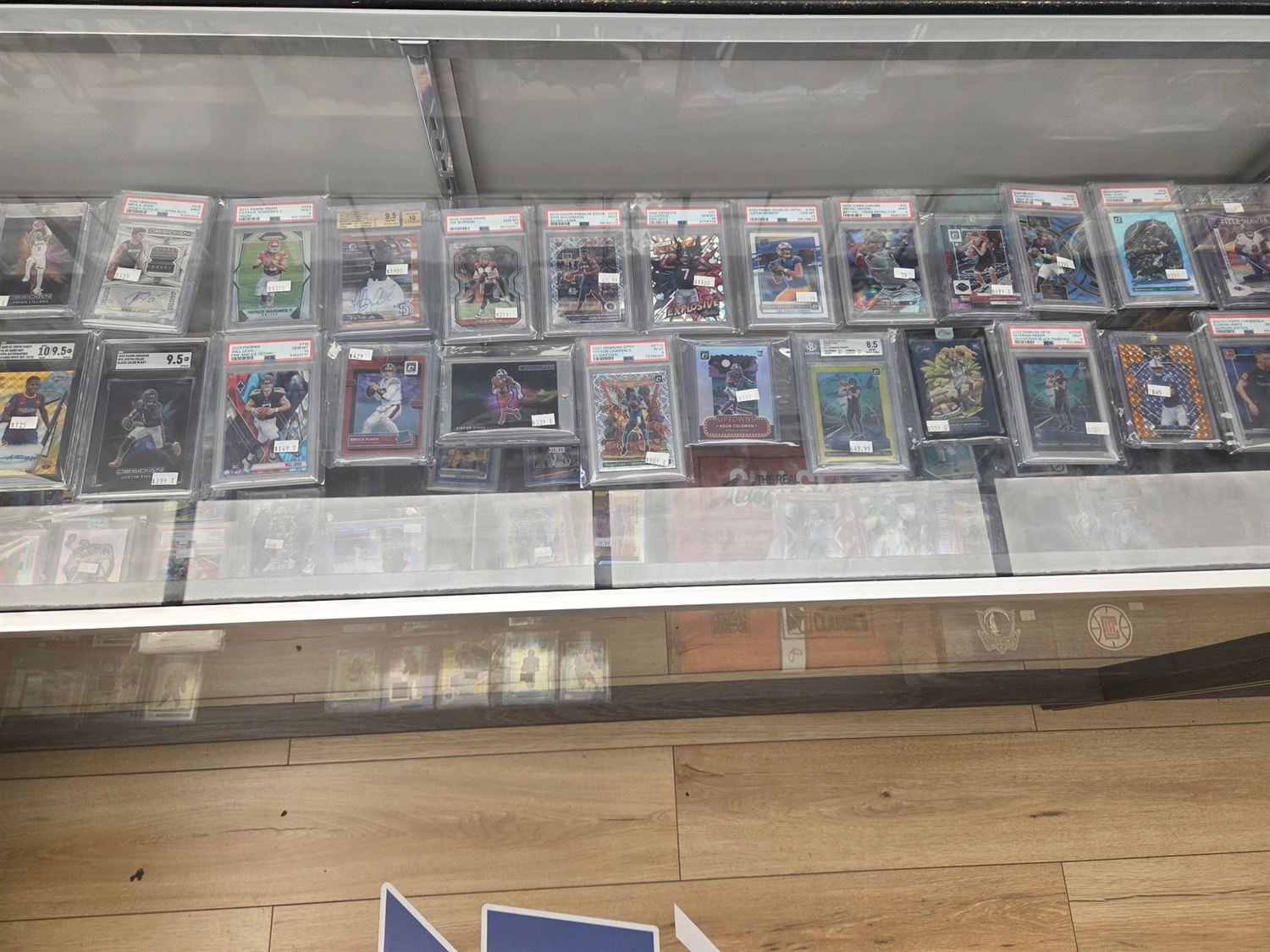 Showcase of graded sports cards — Mahomes, Burrow, Zion and more